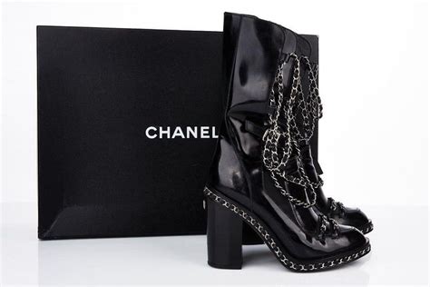 chanel boits|chanel platform boots.